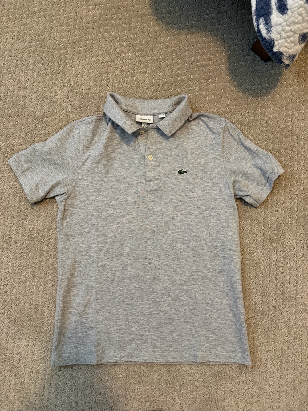 Boy’s Gray Lacoste Polo